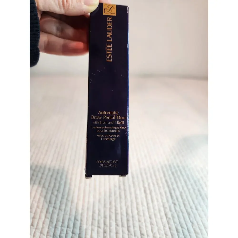 EsteeLauder Automatic Brow‎ Pencil Duo soft brown Brush & Refill Discontinued